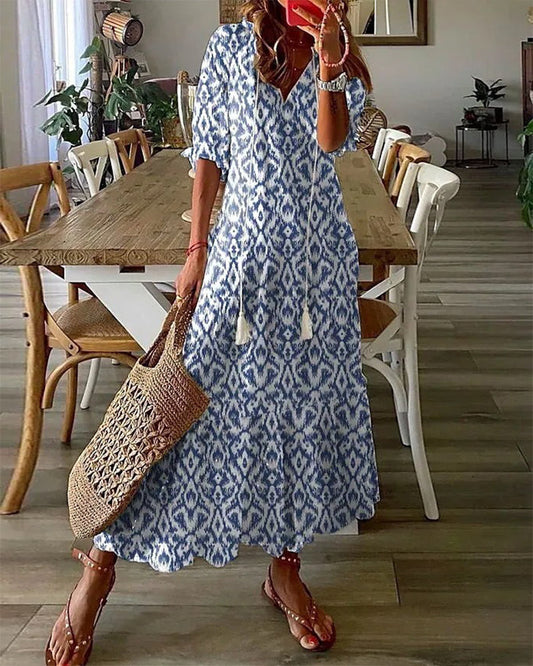 Bronwyn | Lakeside Tassel Dress