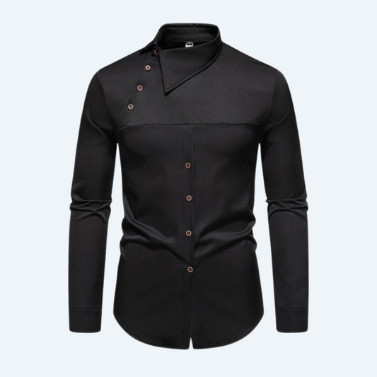 HORTONS - ASYMMETRIC LONG-SLEEVE SHIRT