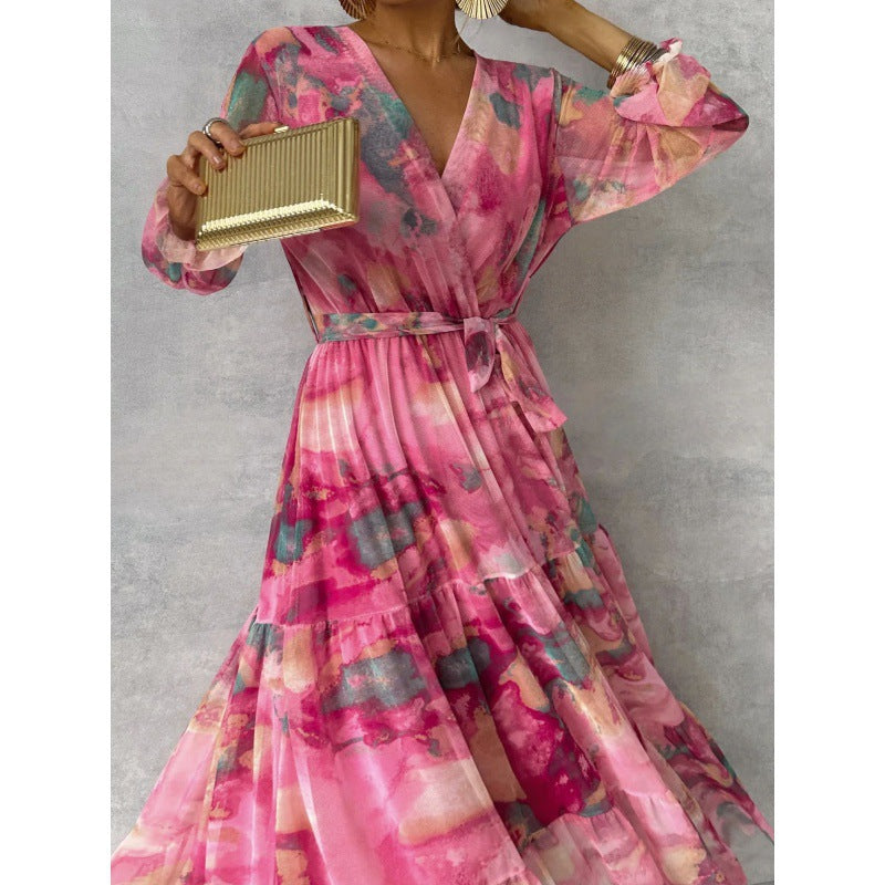Shania | Romantic Multi-layered Maxi Dress