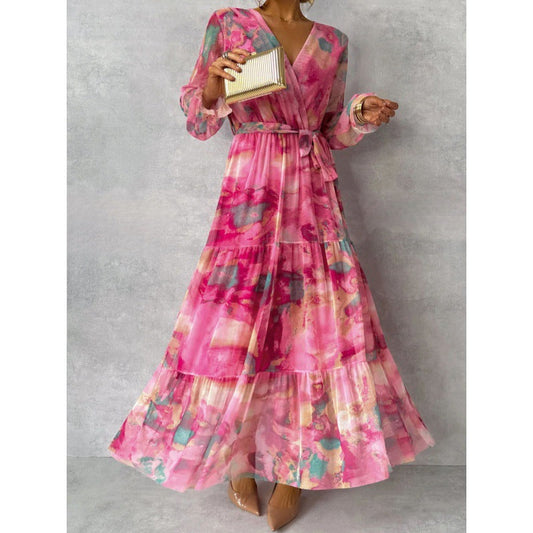 Shania | Romantic Multi-layered Maxi Dress