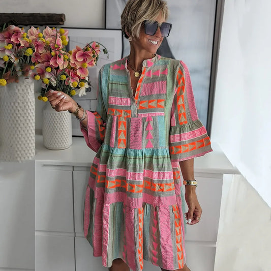 Joni | Bohemian Print Summer Tunic